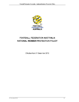 FFA National Memeber Protection Policy